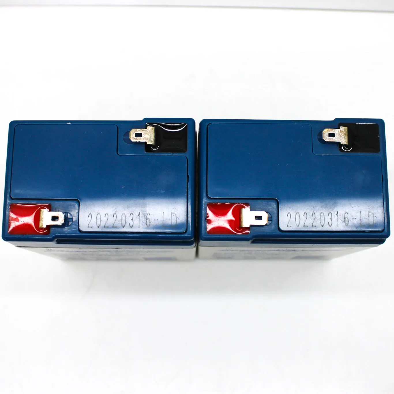 2 Pack Power-Sonic 6VDC 4.5Ah Sealed Rechargeable Lead Acid Batteries PS-640 F1