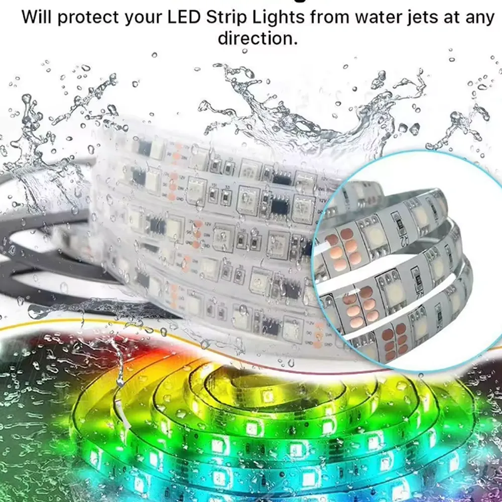 4.5M 2835 Flexible Waterproof Led Rgb Smart Strip Light M24-5-3