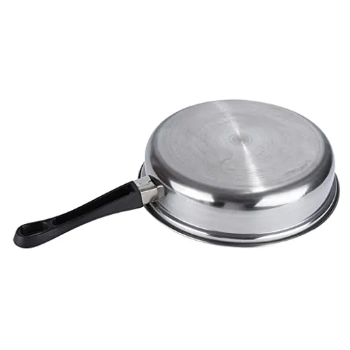 6 Piece Stainless Steel Cooking Pot & Pan Sets Cookware Set Kitchen Safe Saucepan Casserole Pan Glass Lid Pans