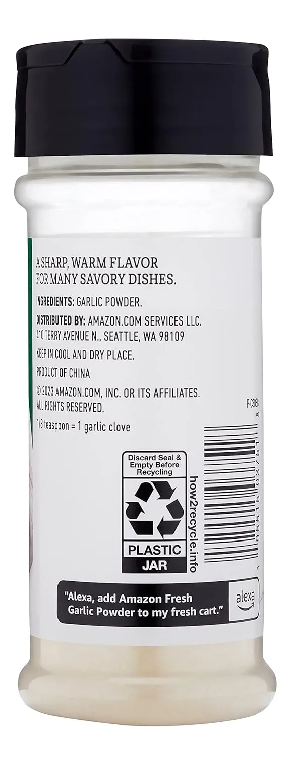 Amazon Fresh, Garlic Powder, 3 Oz
