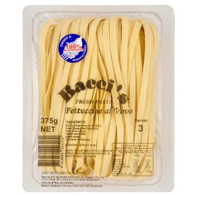 Baccis Fresh Pasta Fettuccine Al Vovo 375g