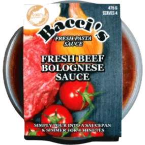 Baccis Pasta Sauce Bolognese 475g