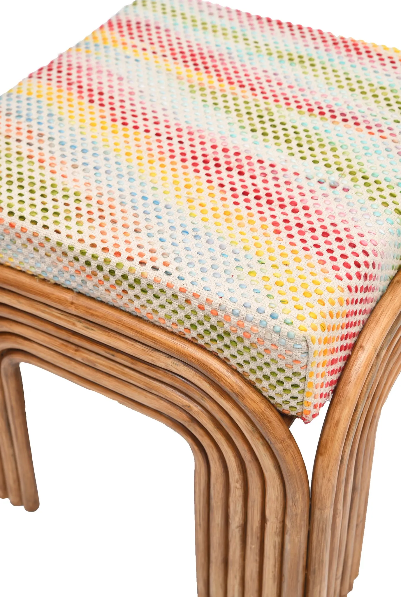 BAMBOO CUSHION OTTOMAN
