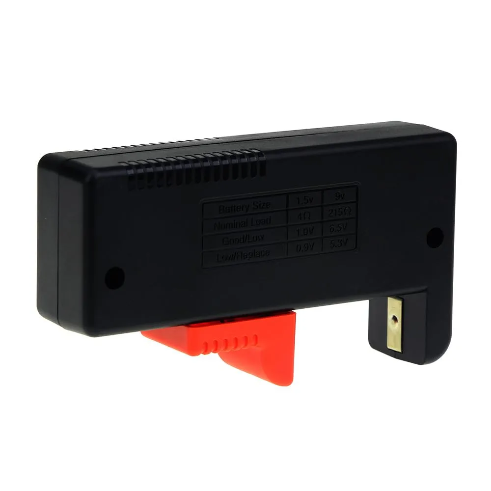 Battery Tester, Universal Battery Checker Small Battery Testers for AAA AA C D 9V 1.5V Button Cell Household Batteries Model BT-168