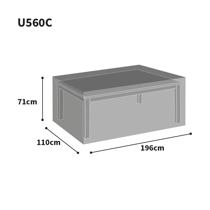 Bosmere Ultimate Protector Outdoor Furniture Cover for Large Rectangular Table 196cm x 110cm