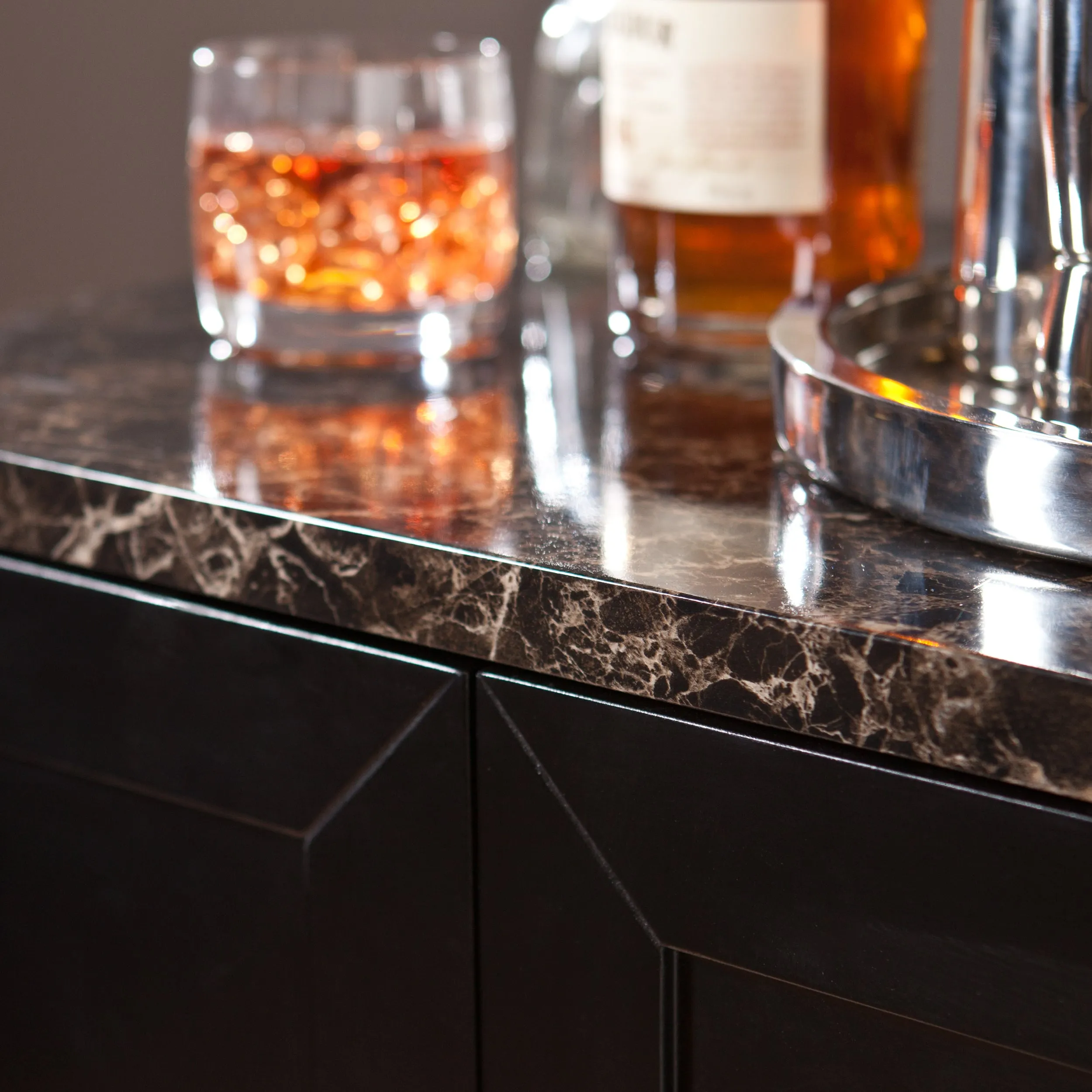 Cape Town Bar Cabinet w/ Wine Storage