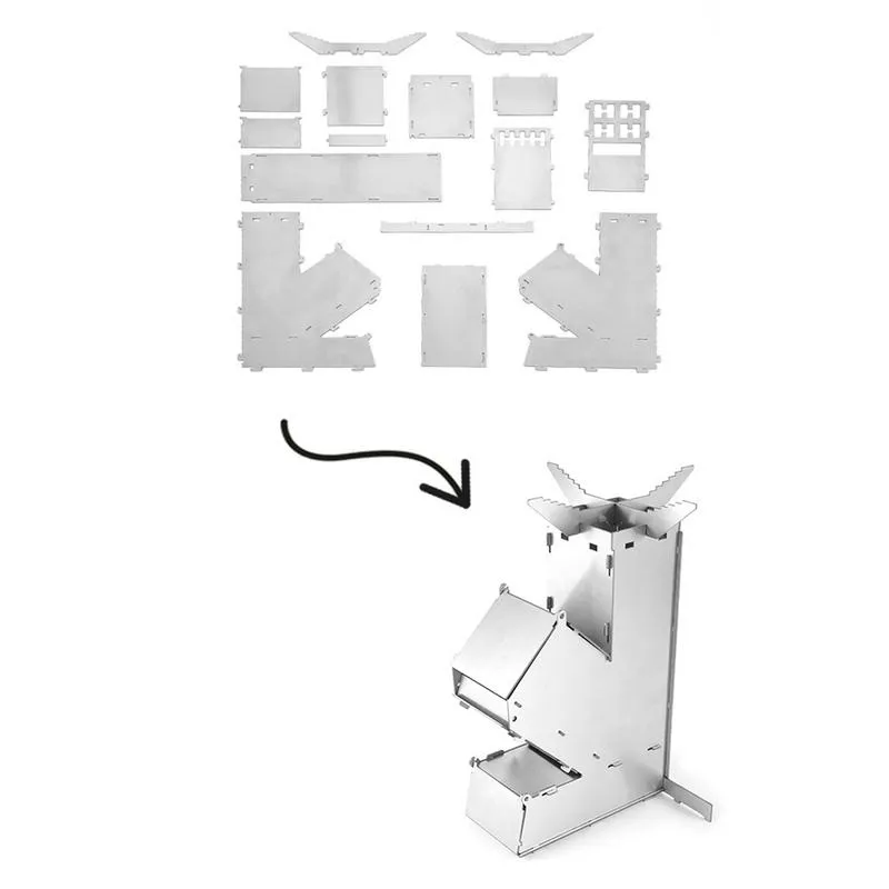 Collapsible Wood Camping Stove