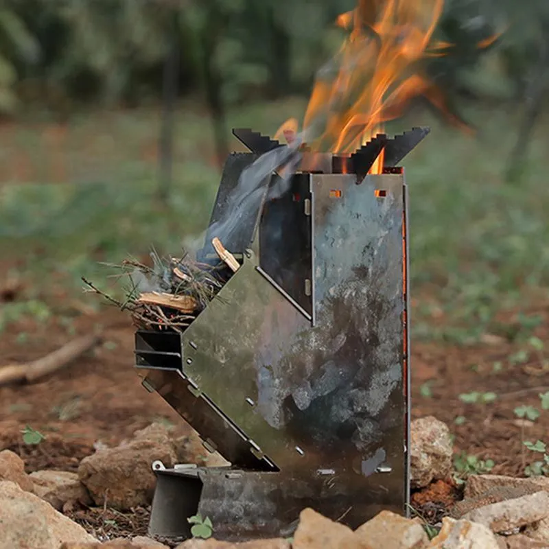 Collapsible Wood Camping Stove