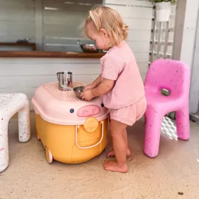 COWRIE & CONCH RIDE ALONG STORAGE 'PIG': LARGE