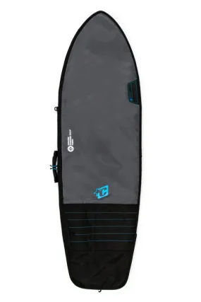Creatures Fish Day Use Boardbag-Charcoal/Cyan