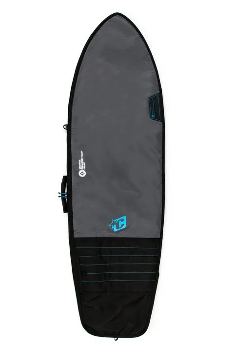 Creatures Fish Day Use Boardbag-Charcoal/Cyan