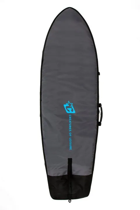 Creatures Fish Day Use Boardbag-Charcoal/Cyan