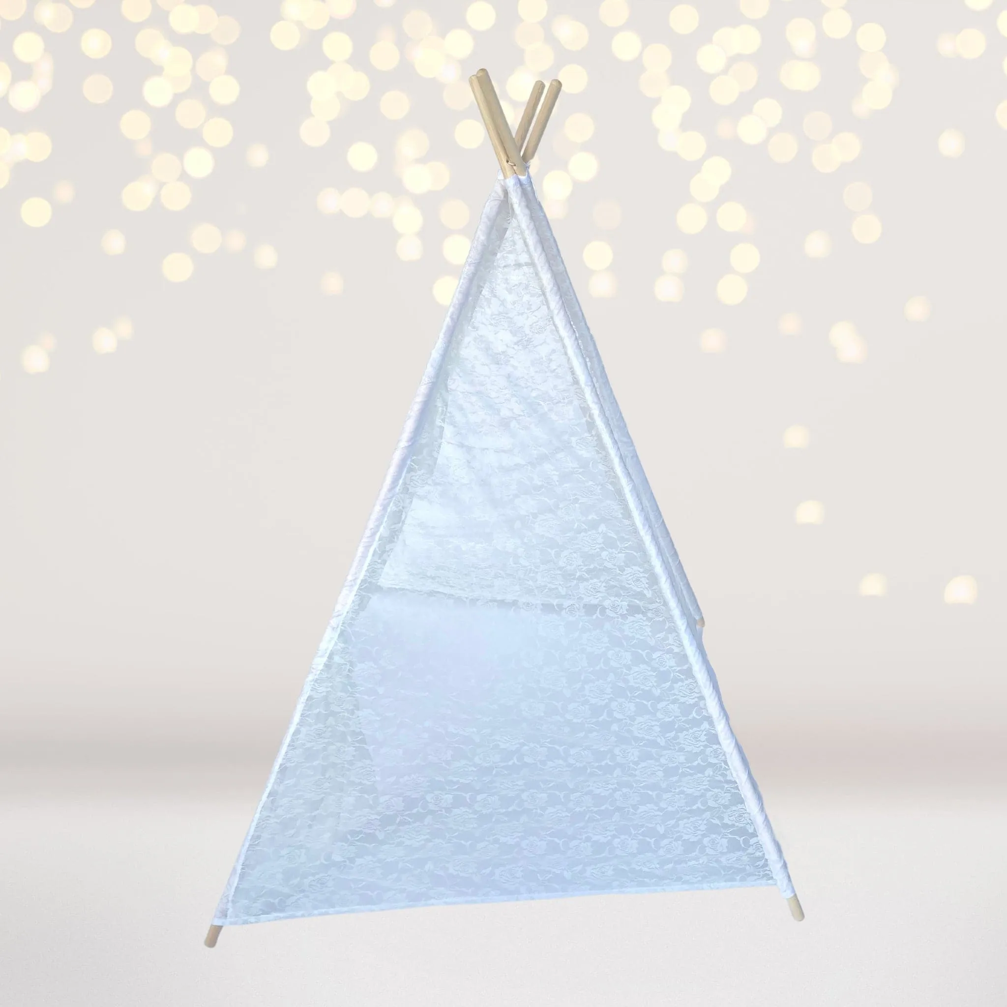 Dainty Lace Kids Teepee Tent, Children's Lace Tent