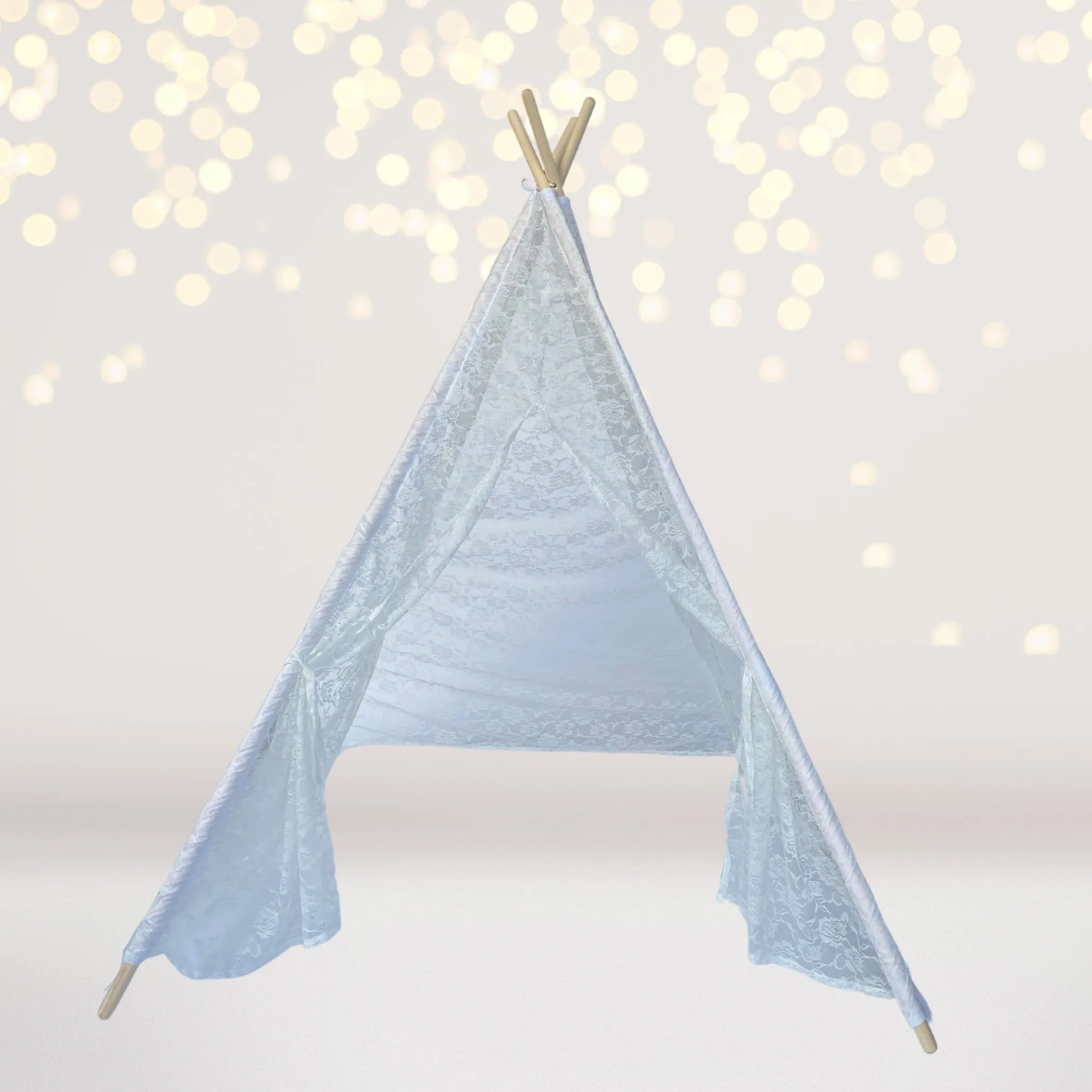Dainty Lace Kids Teepee Tent, Children's Lace Tent