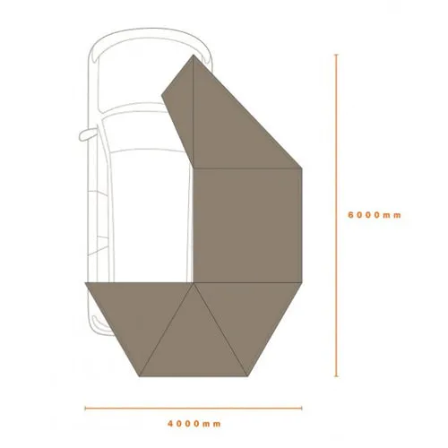 Eclipse 270° Gen 2 Swing Arm Awning (UK Drivers Side) - Awning - Darche - T050801745D