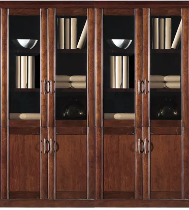 Executive Four Door Office Storage Bookcase - BKC-KM162-2