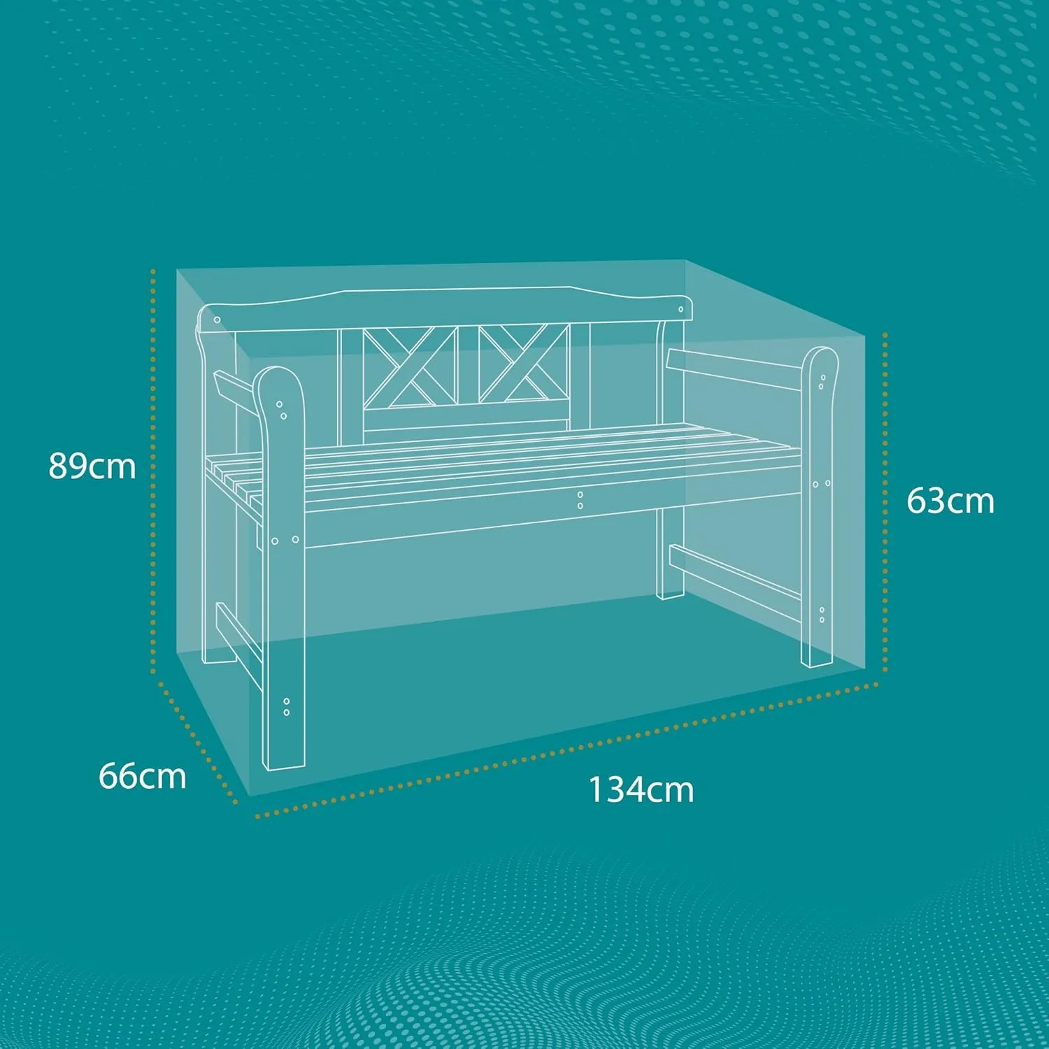 Garden & Home Co Premium 2 Seater Garden Bench Cover