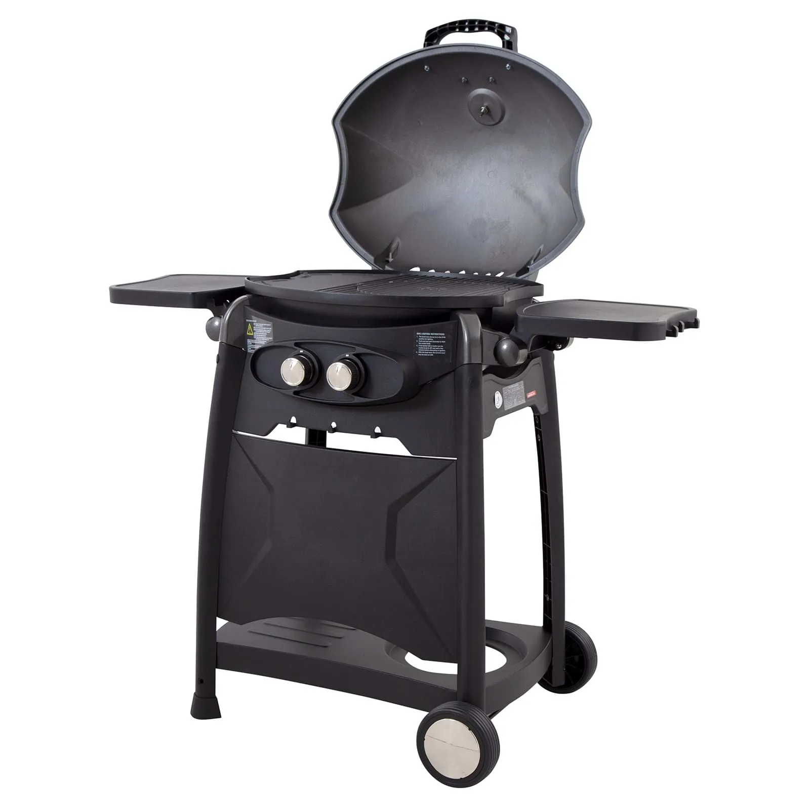 Gasmate Odyssey 2 Burner Trolley BBQ Matt Grey