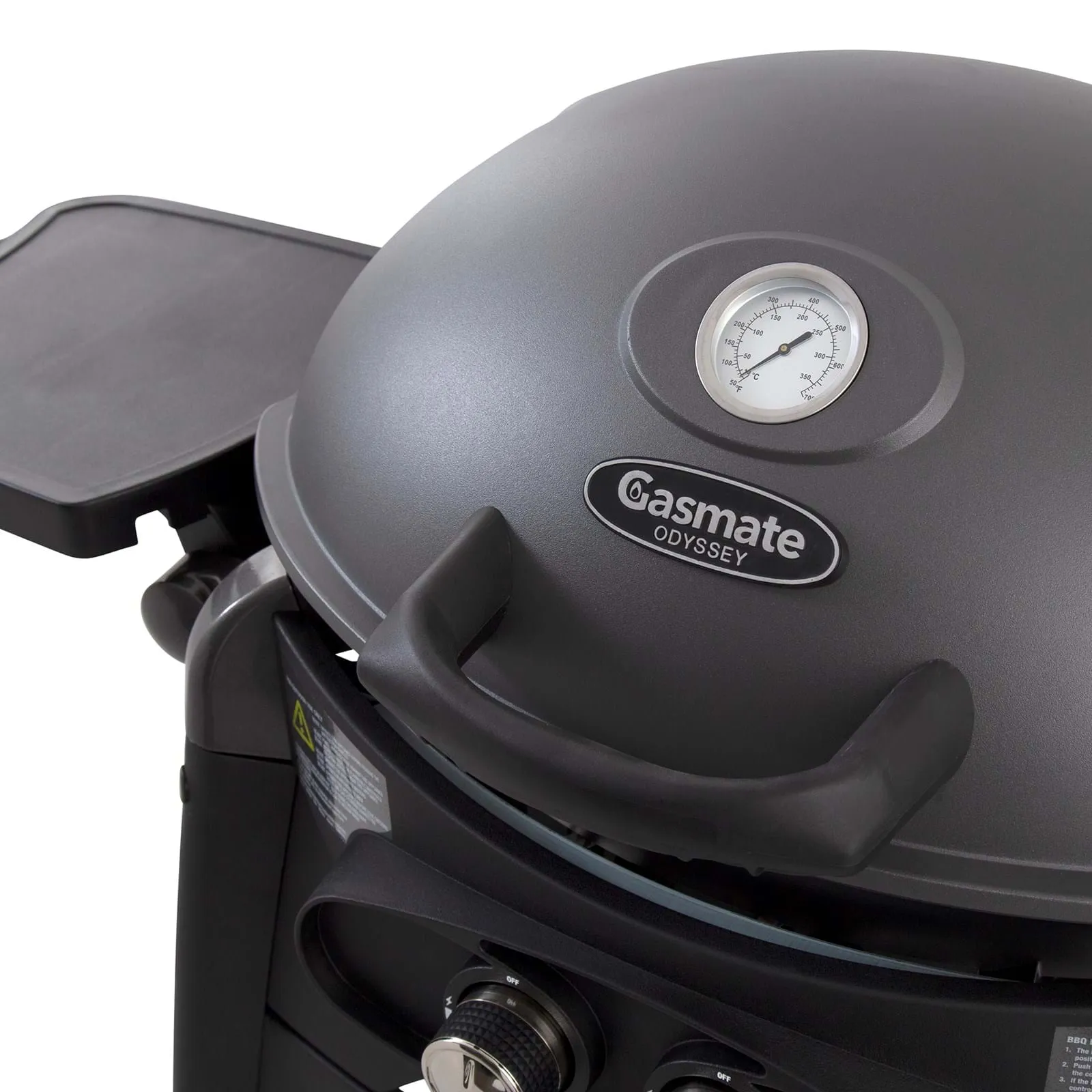 Gasmate Odyssey 2 Burner Trolley BBQ Matt Grey