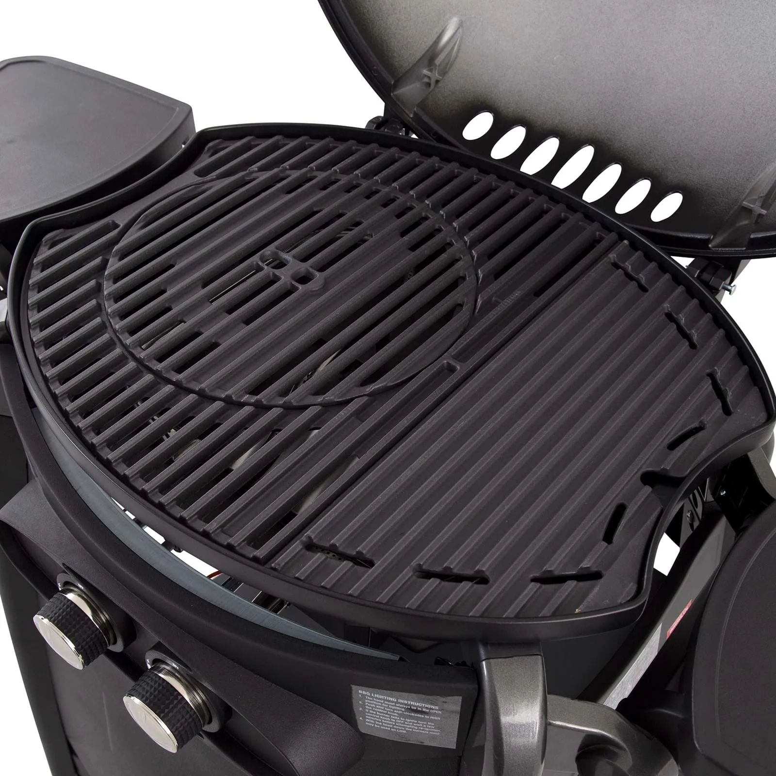 Gasmate Odyssey 2 Burner Trolley BBQ Matt Grey