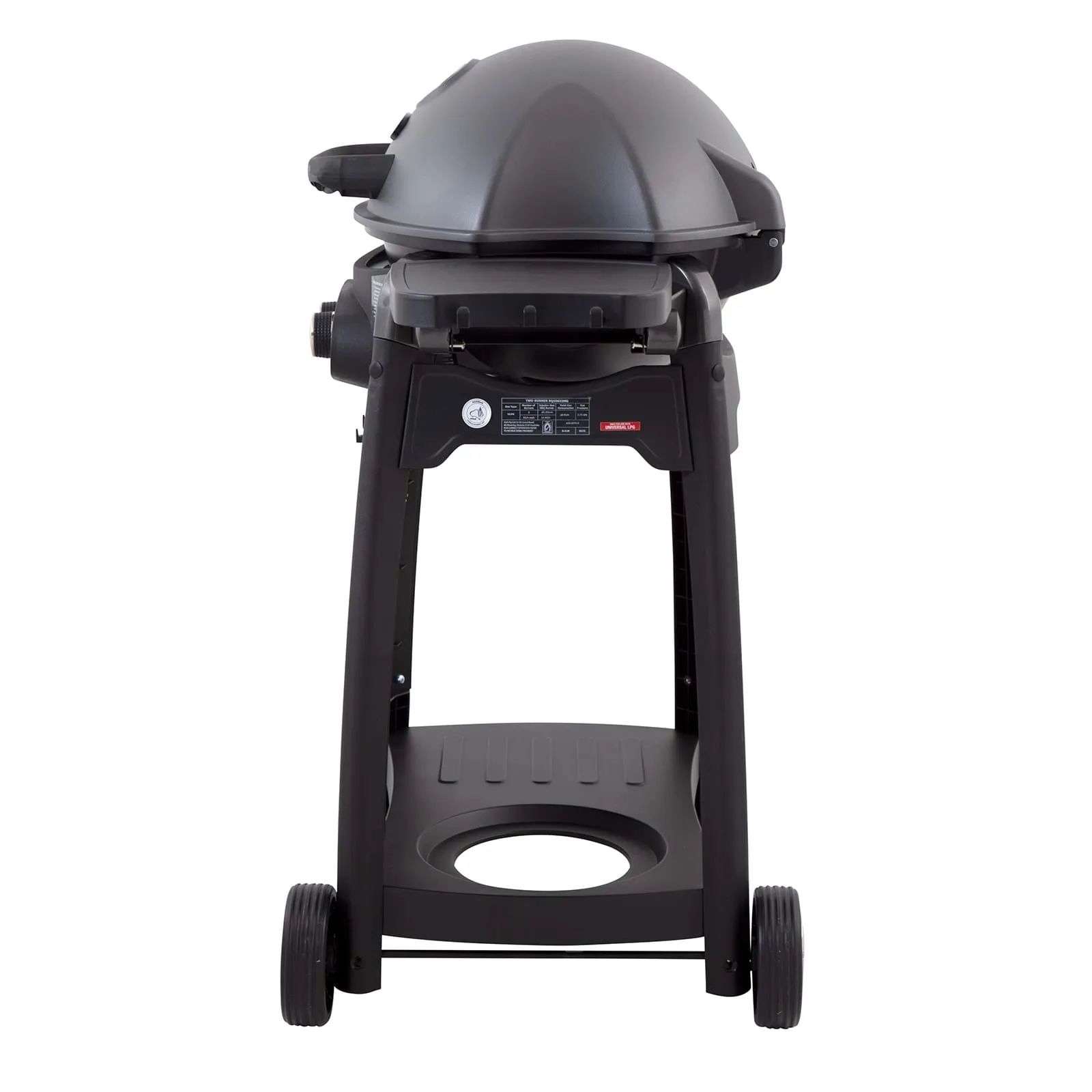 Gasmate Odyssey 2 Burner Trolley BBQ Matt Grey