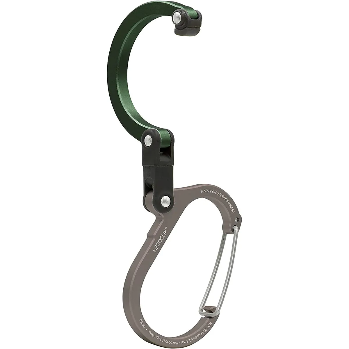 Gear Aid Heroclip Small Hybrid Camping Gear Clip