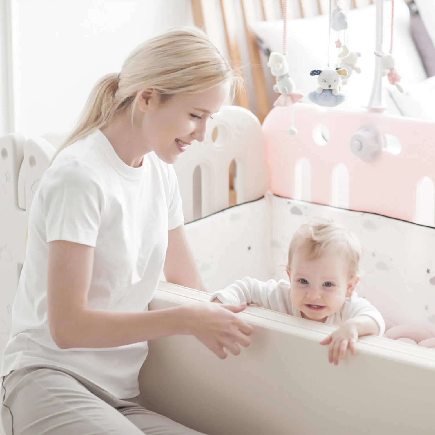 GGUMBI World Guard Baby Room Set (Basic Guard   Clean Mat)