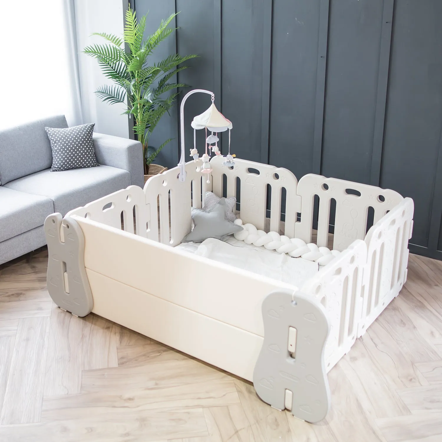 GGUMBI World Guard Baby Room Set (Basic Guard   Clean Mat)