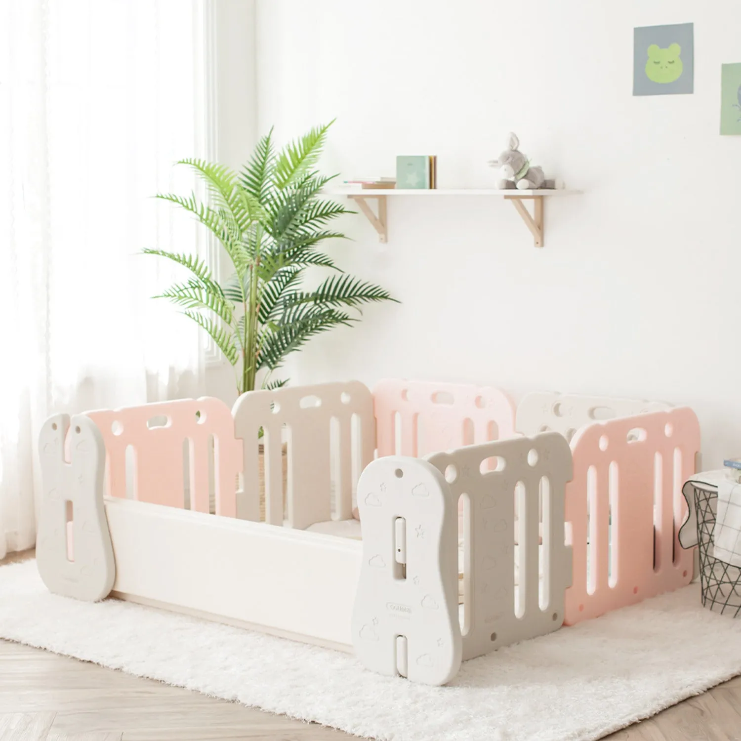 GGUMBI World Guard Baby Room Set (Basic Guard   Clean Mat)