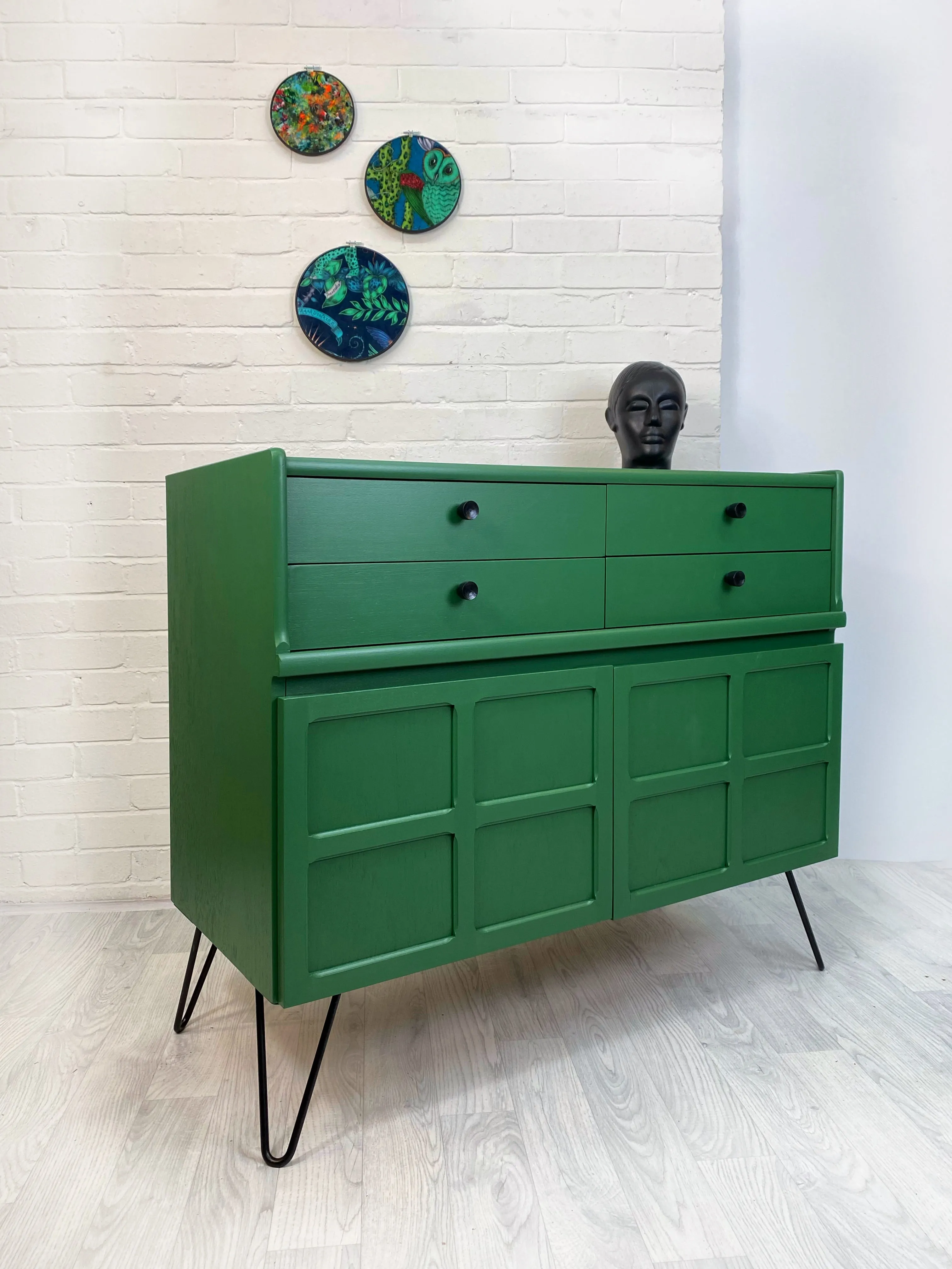 Green Nathan Sideboard or Drinks Cabinet
