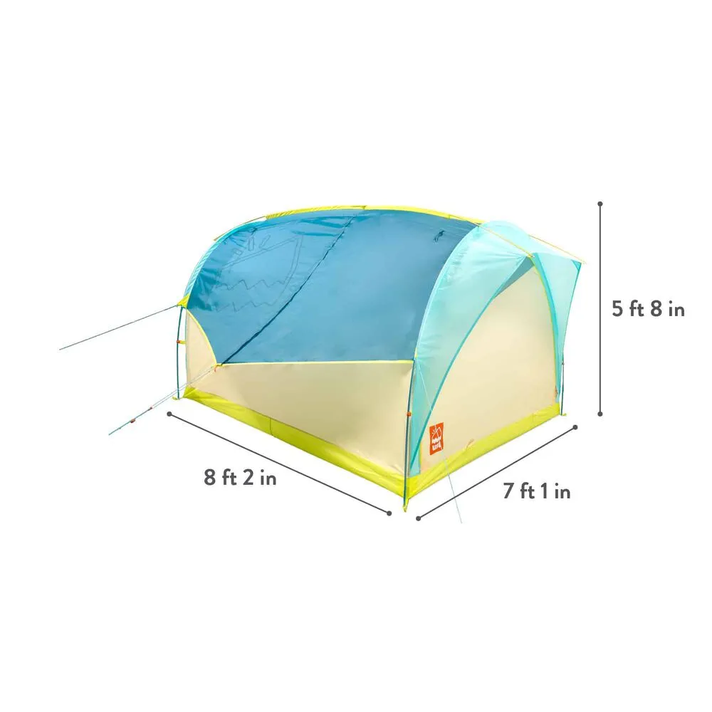 House Party™ 4: Spacious 4-Person Expandable Camping Tent - Easy Setup, Durable Single-Wall Design with Large Doors & Ventilation, Lightweight & Portable by UST