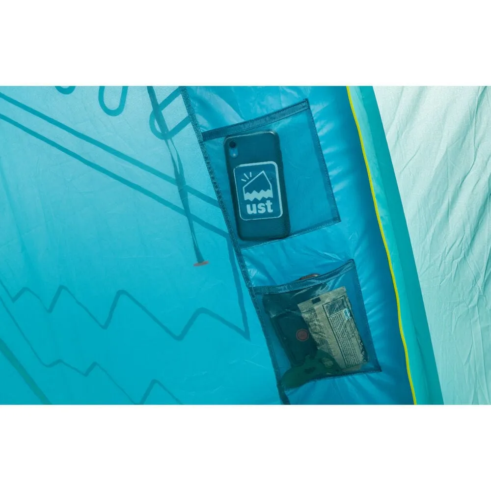 House Party™ 4: Spacious 4-Person Expandable Camping Tent - Easy Setup, Durable Single-Wall Design with Large Doors & Ventilation, Lightweight & Portable by UST