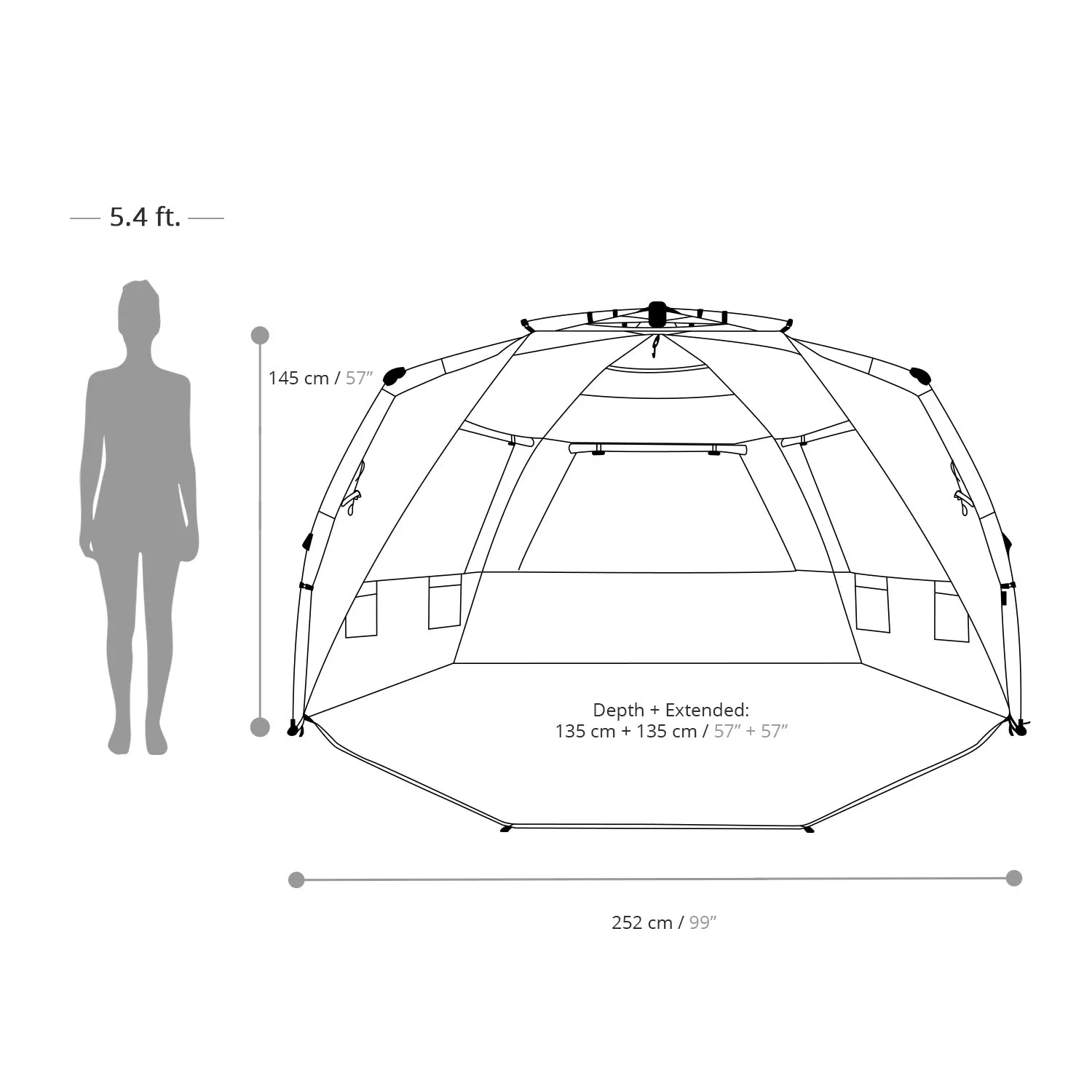 Instant Shader Enhanced (Prints) XL Beach Tent
