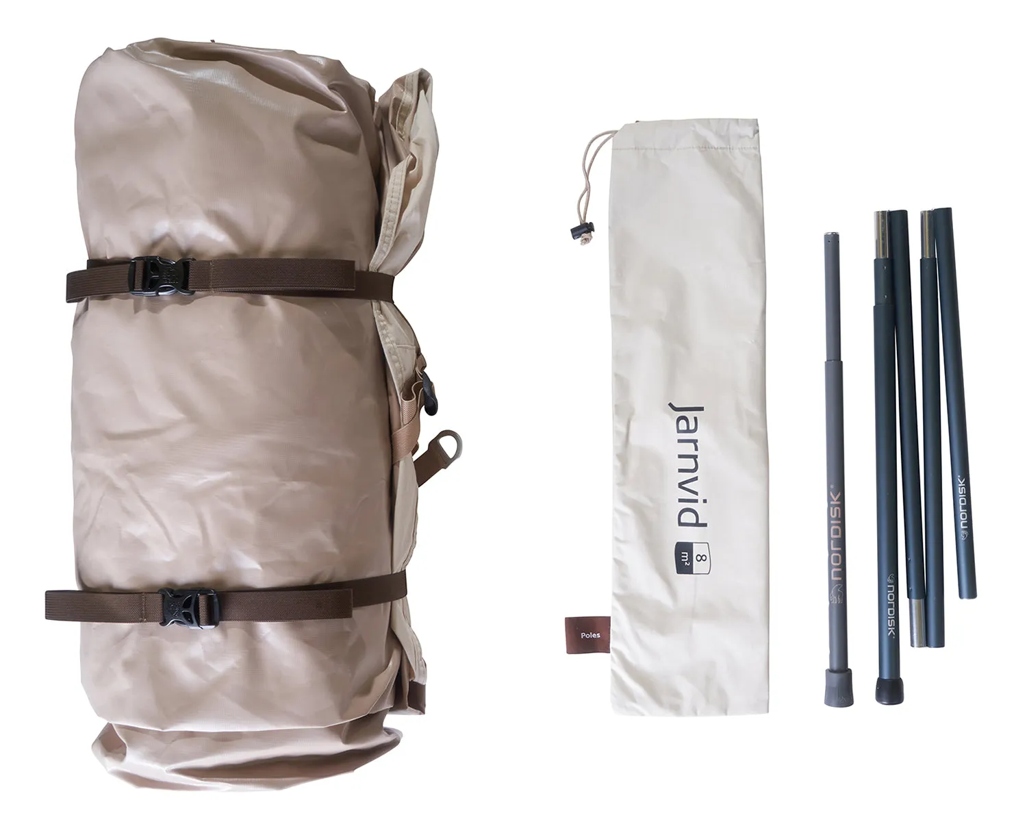 Jarnvid 8 m² technical cotton tent - 8 m² - Sandshell