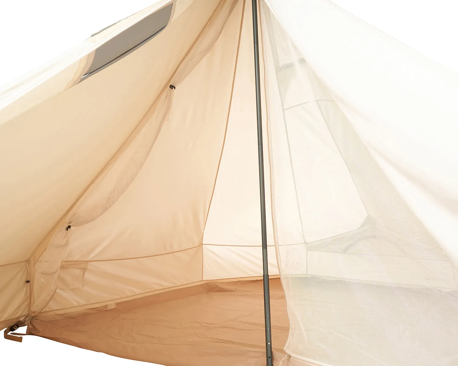 Jarnvid 8 m² technical cotton tent - 8 m² - Sandshell