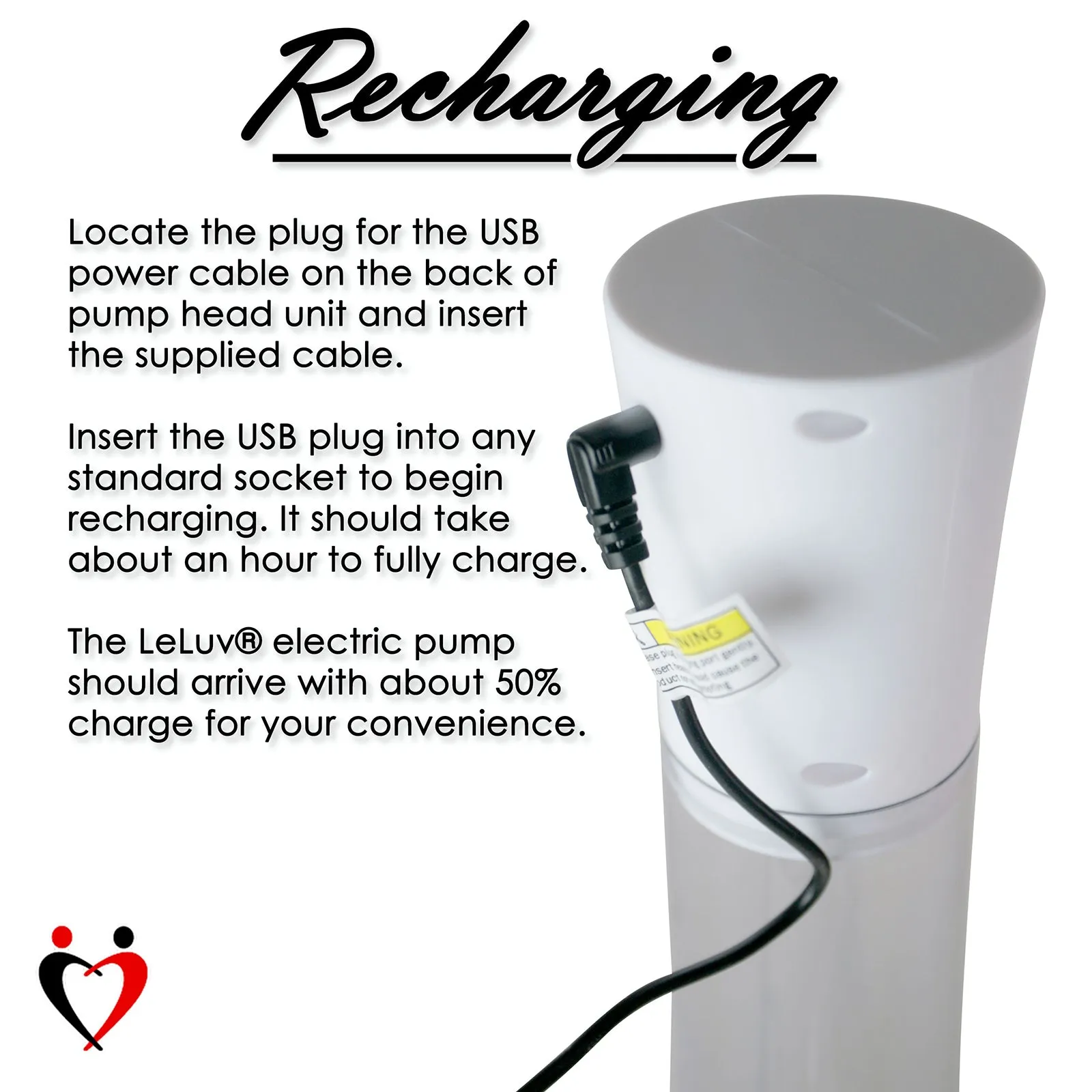 LeLuv iPump Head Unit | 3-Speed, Smart or Smart LCD | Rechargeable or Battery-Powered