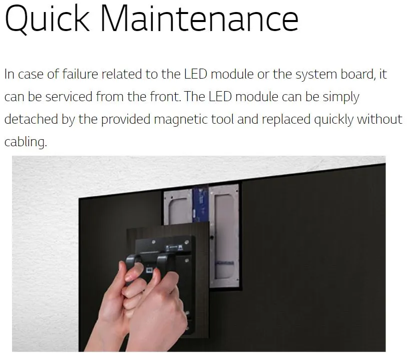 LG LAEC015-GN2 136" LG LED Signage All-in-One Smart Series