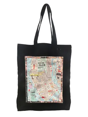 Manhattan Map Tote
