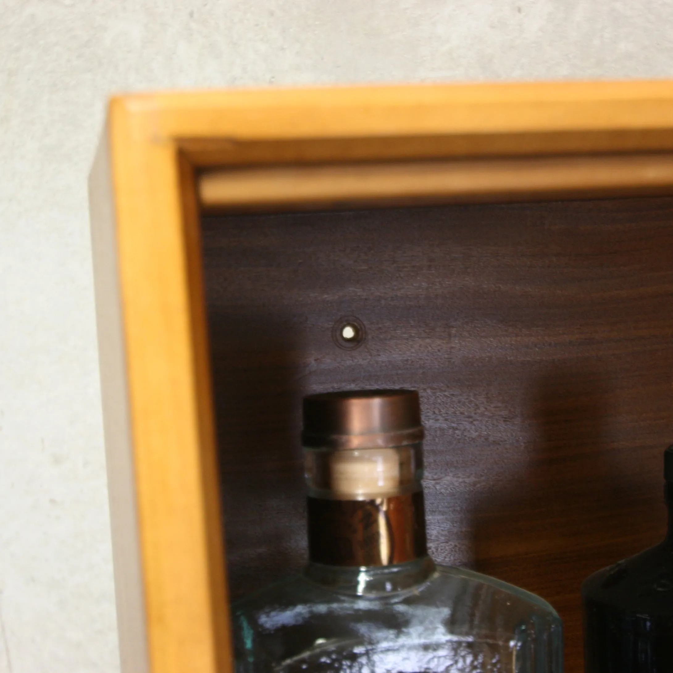 Mid Century Teak Drinks Cabinet / Bookcase – 1110b