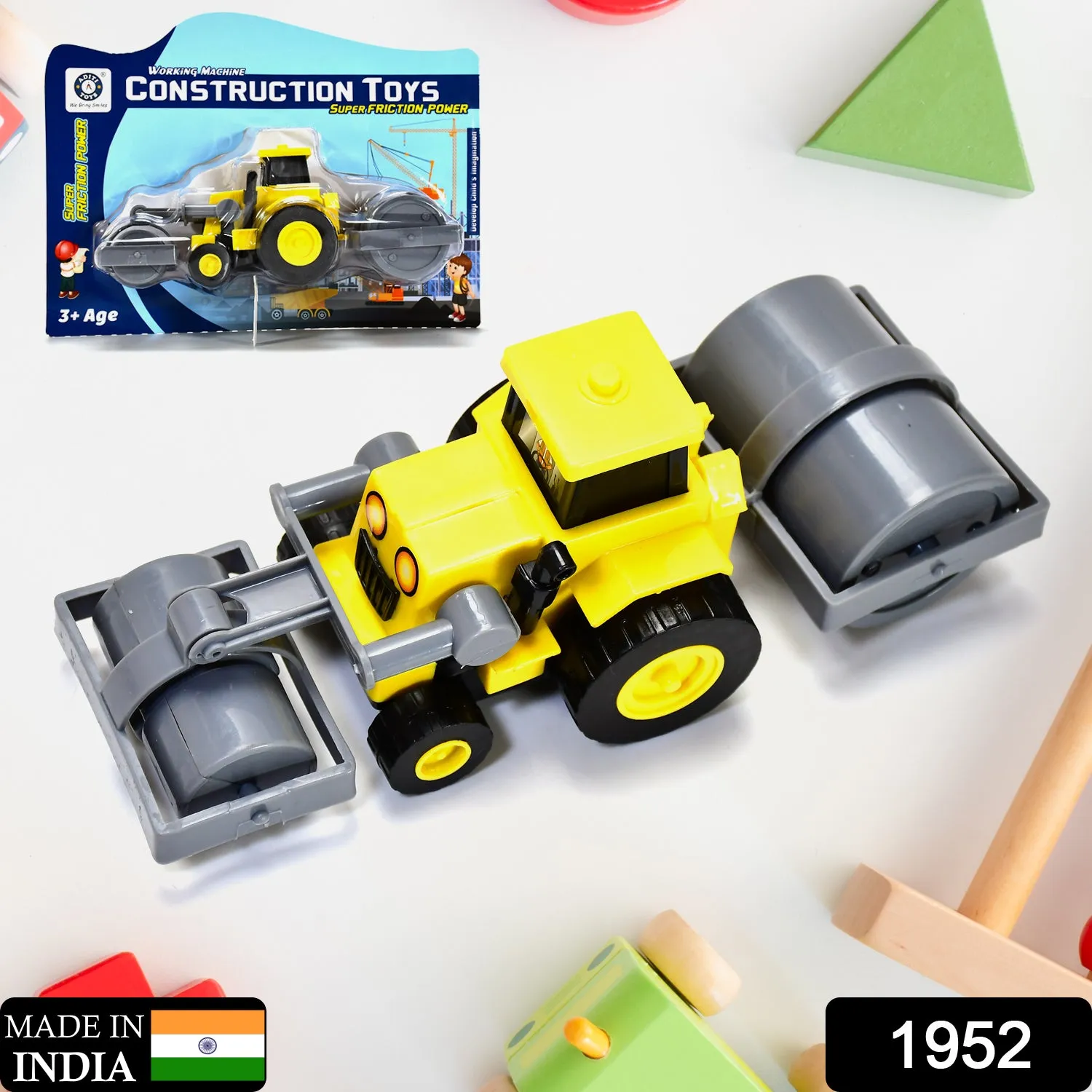 Mini Friction Power Excavator Loader Toy