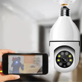 Mini WIRELESS WIFI LIGHT BULB CAMERA