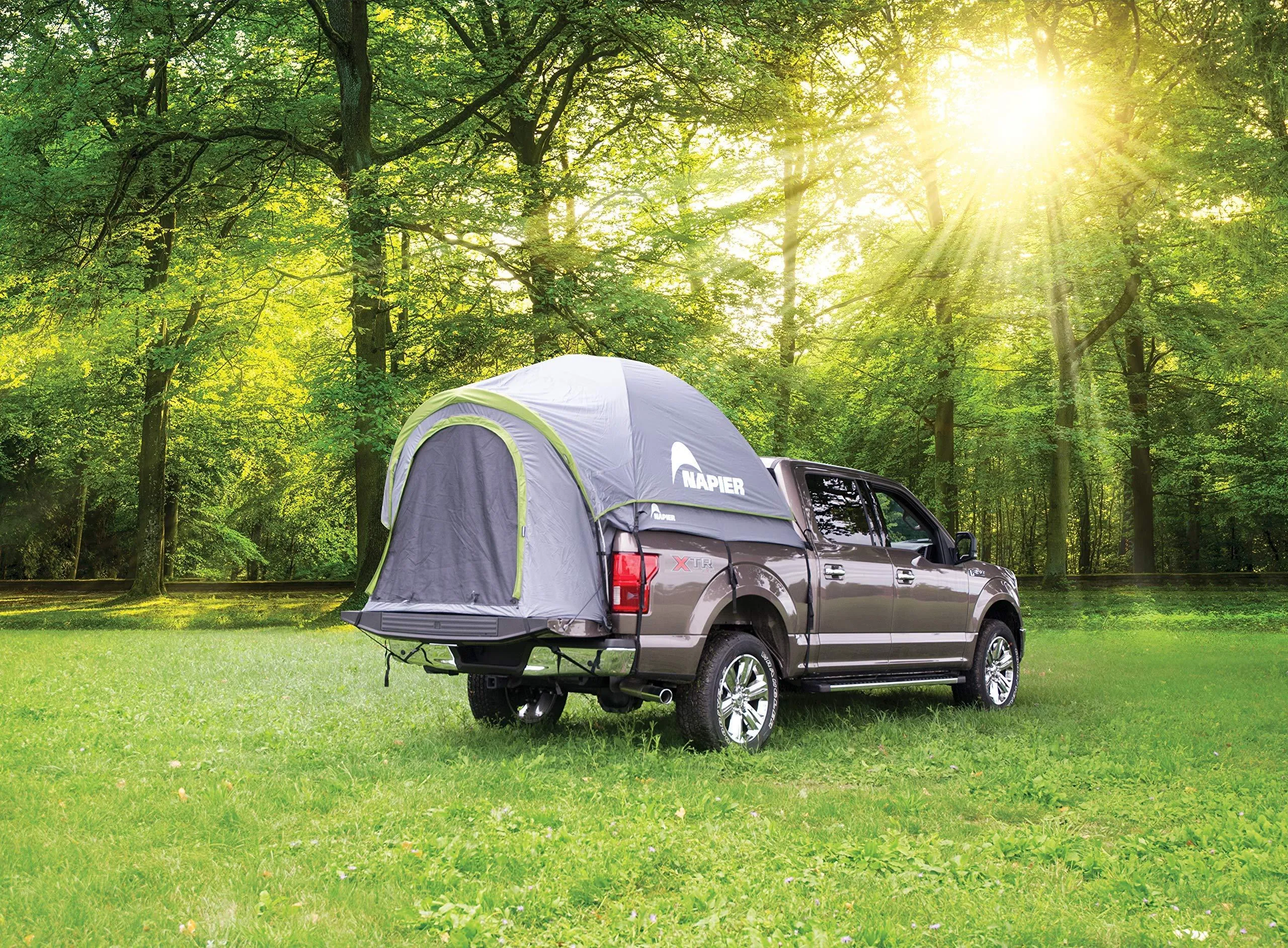 Napier Backroadz Truck Tent - Full Size Short Bed, Grey/Green (Renewed)