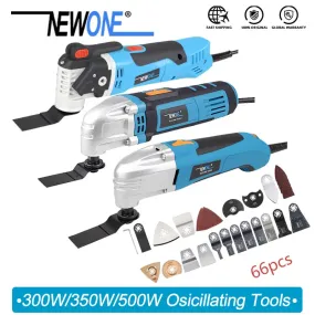 NEWONE 300w/350w/500w Oscillating Tool Multifunction Power Tool Electric Trimmer Renovator Saw 3with Handle,DIY Home Improvement