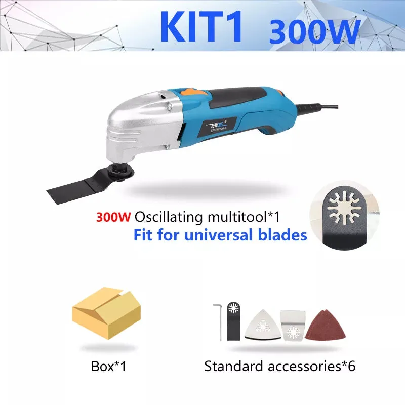 NEWONE 300w/350w/500w Oscillating Tool Multifunction Power Tool Electric Trimmer Renovator Saw 3with Handle,DIY Home Improvement