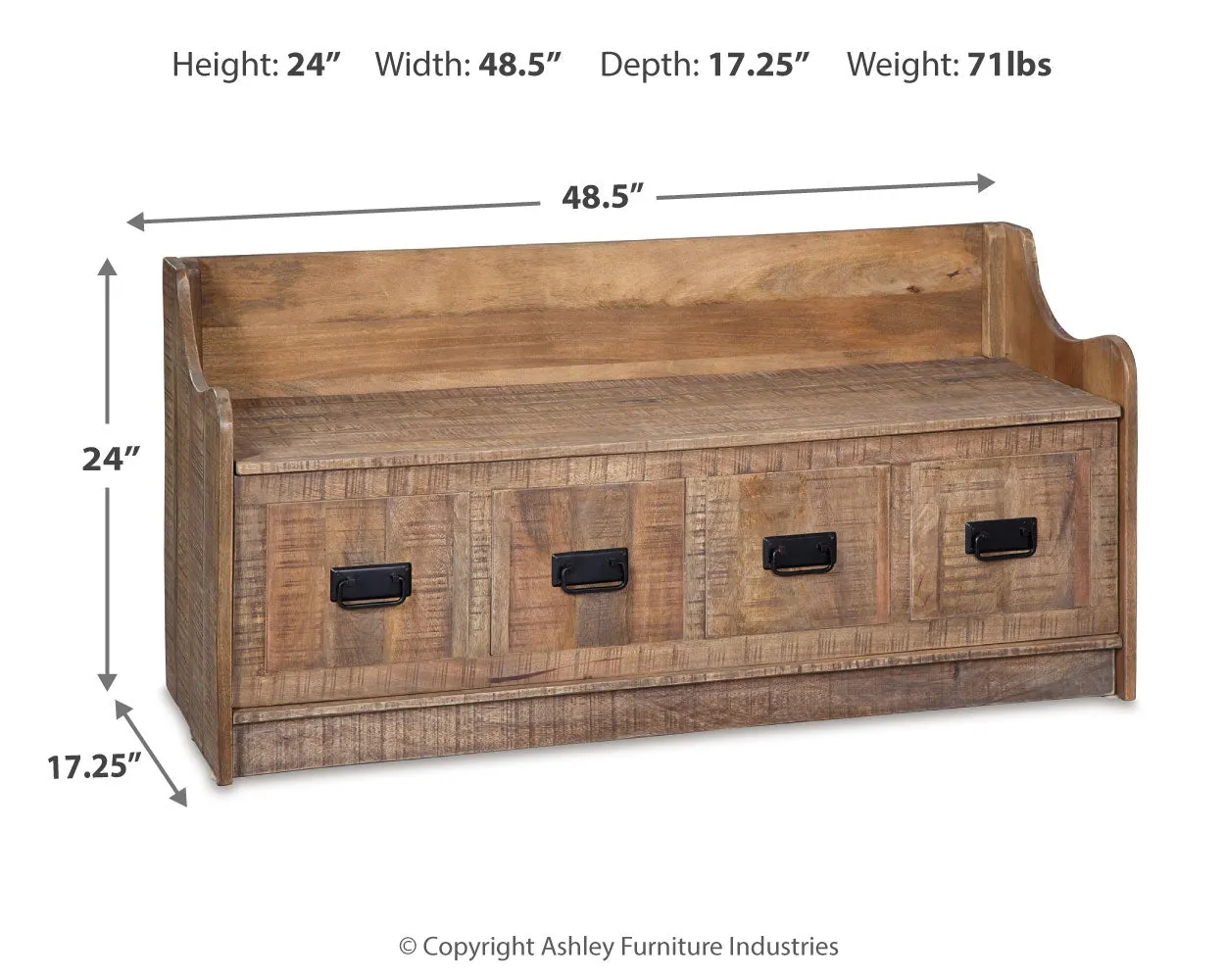 (Online Special Price) Garrettville Storage Bench