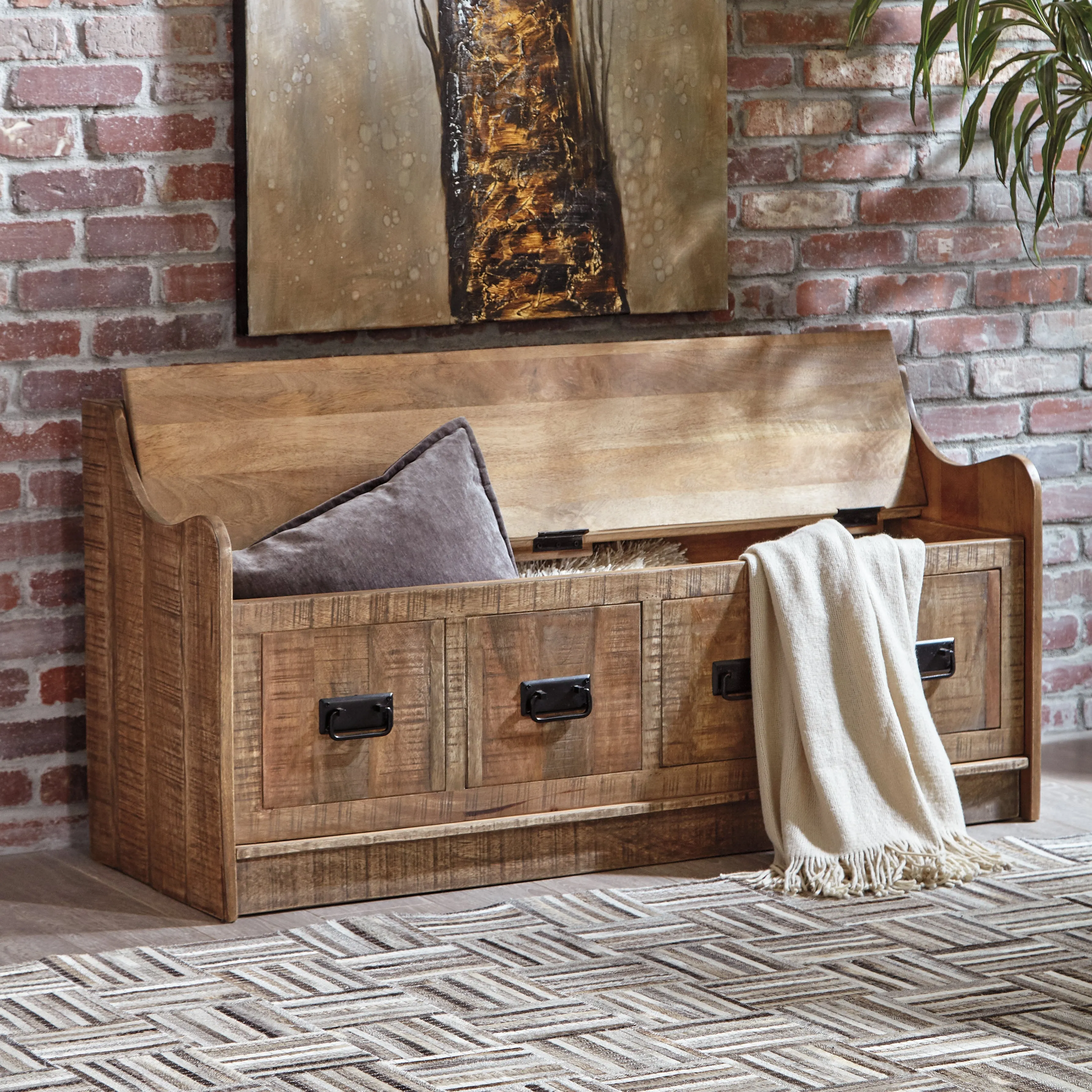 (Online Special Price) Garrettville Storage Bench