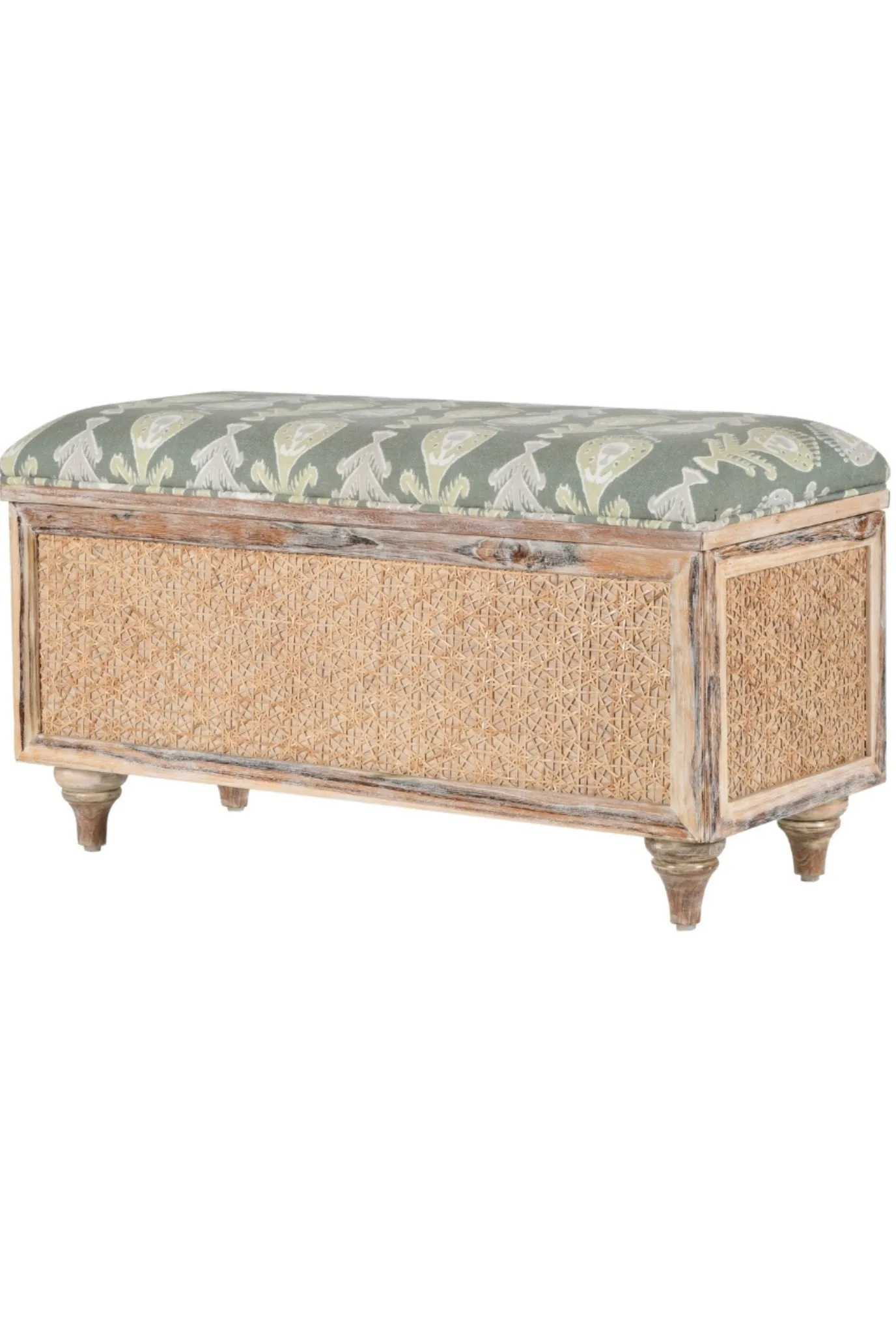 Oro Teak wood Storage Bench