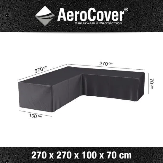 Outdoor Furniture Cover Aerocover | Left Hand Lounge Set L-Shape 270 x 270 x 100cm x 70cm high