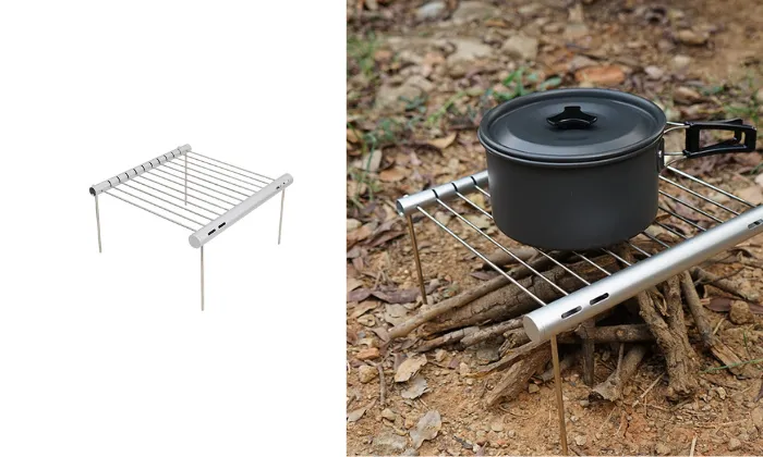 Outdoor Stainless Steel Tube Barbecue Bracket