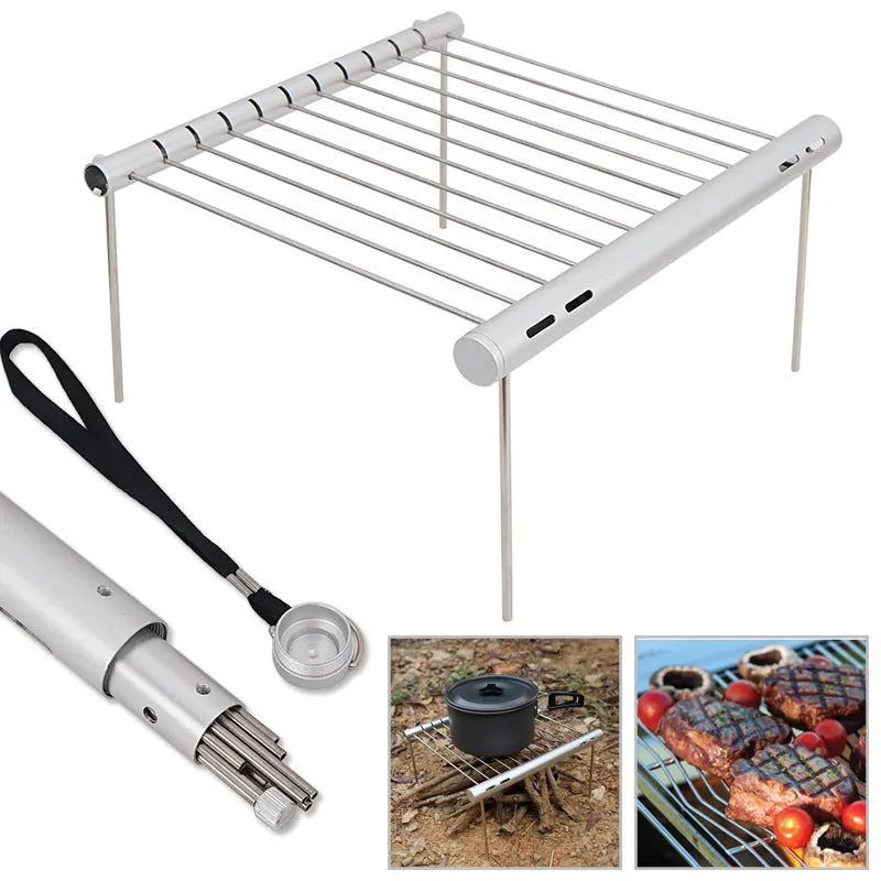 Outdoor Stainless Steel Tube Barbecue Bracket